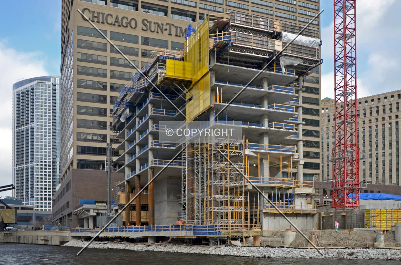 View from the southwest; November 17, 2014