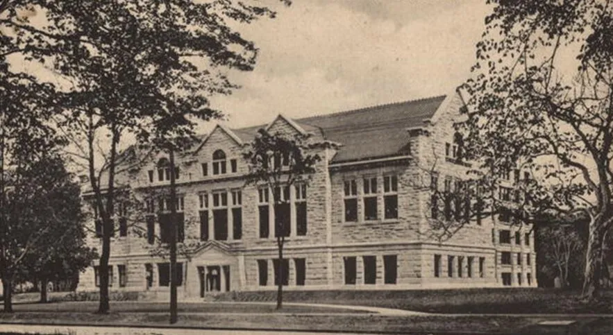 Vintage view from the southeast