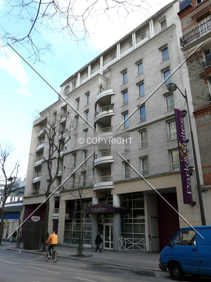 West view from Rue de Tolbiac