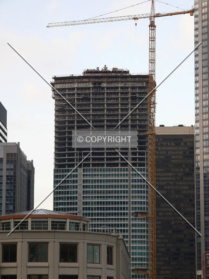 View to the north from Wacker Drive