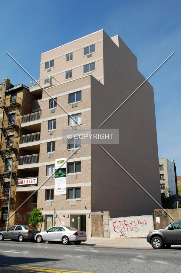 Viewed along Ocean Avenue