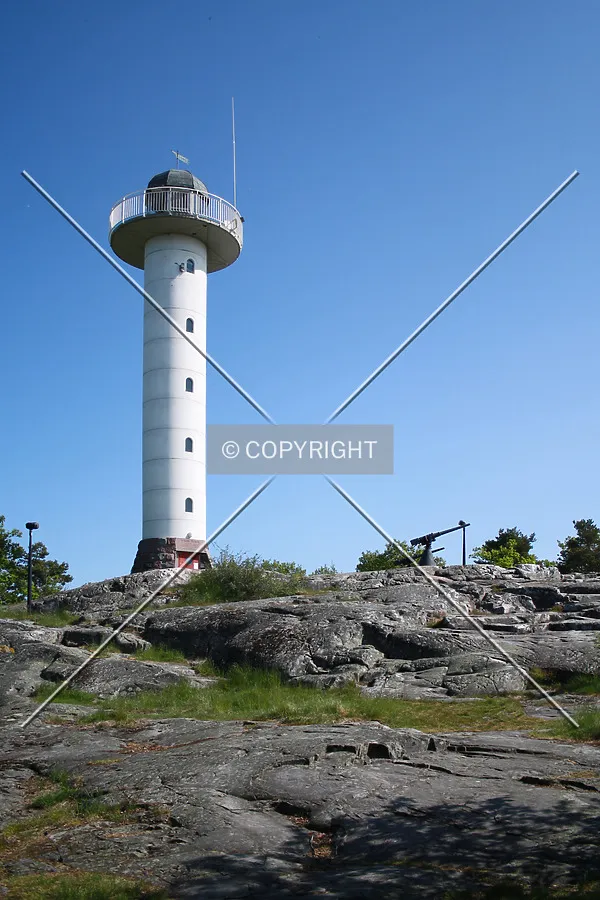 Beautiful impression of Västervik's lighthouse