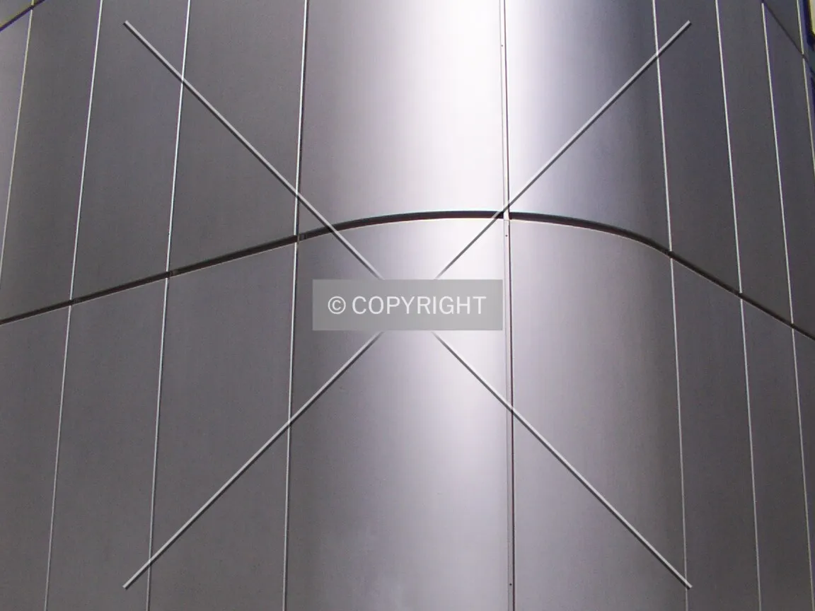 Aluminum facade detail