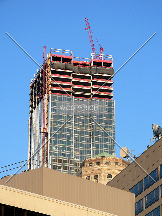 View to the east from the North Branch of the Chicago River