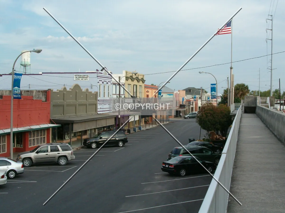 View from Front street wall looking south