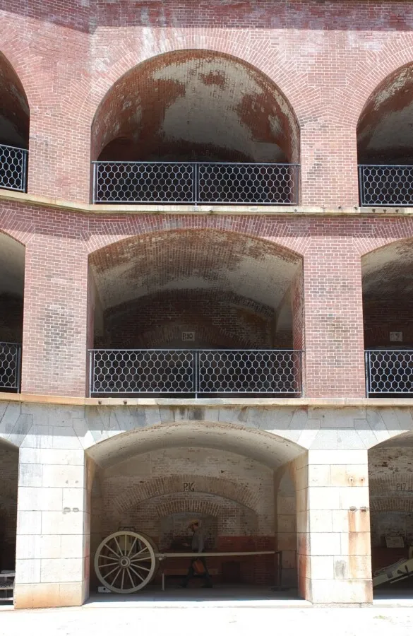 Detail inside the courtyard