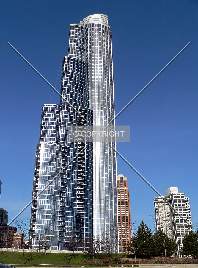View to the west from Lake Shore Drive