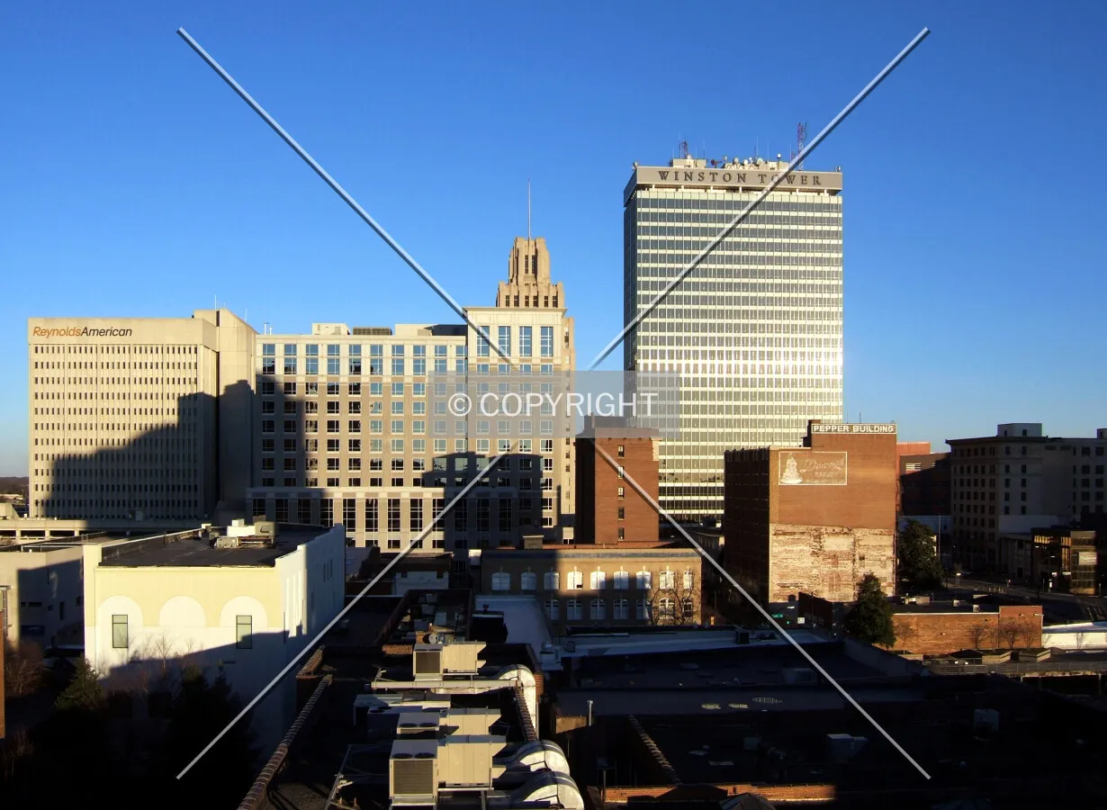 View from the west toward Courthouse Square