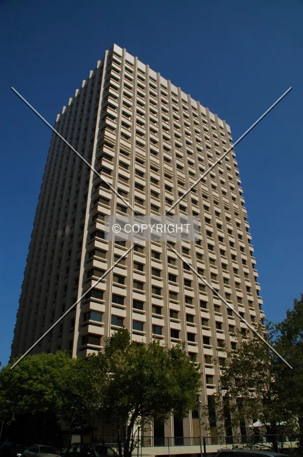Looking southeast from Campbell Street