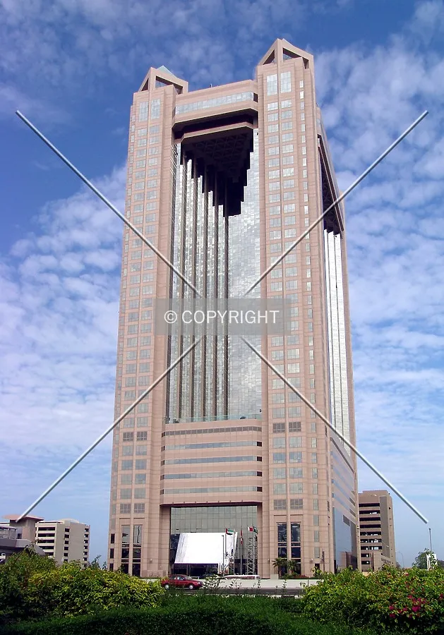 View from across Sheikh Zayed Road