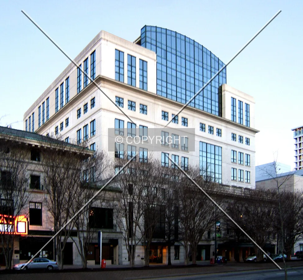 View from the southwest on Broad Street