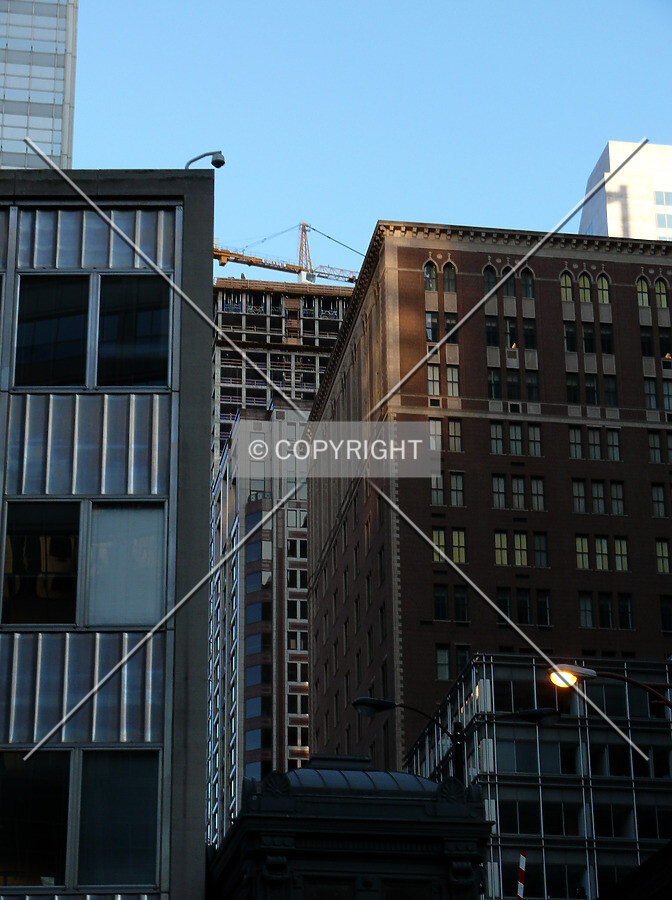 View to the east from the Chicago River