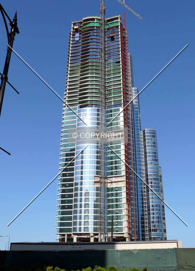 View to the east from Michigan Avenue