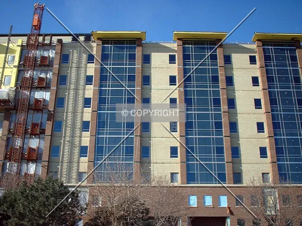 10th Avenue facade, most of the brickwork done
