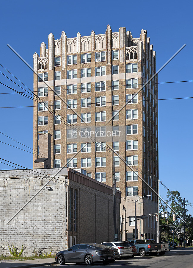 View from the northeast