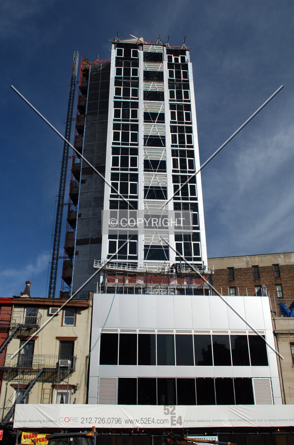 Looking up from Bowery