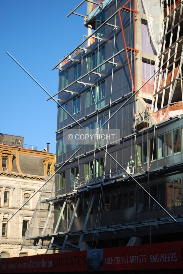 View of the facade