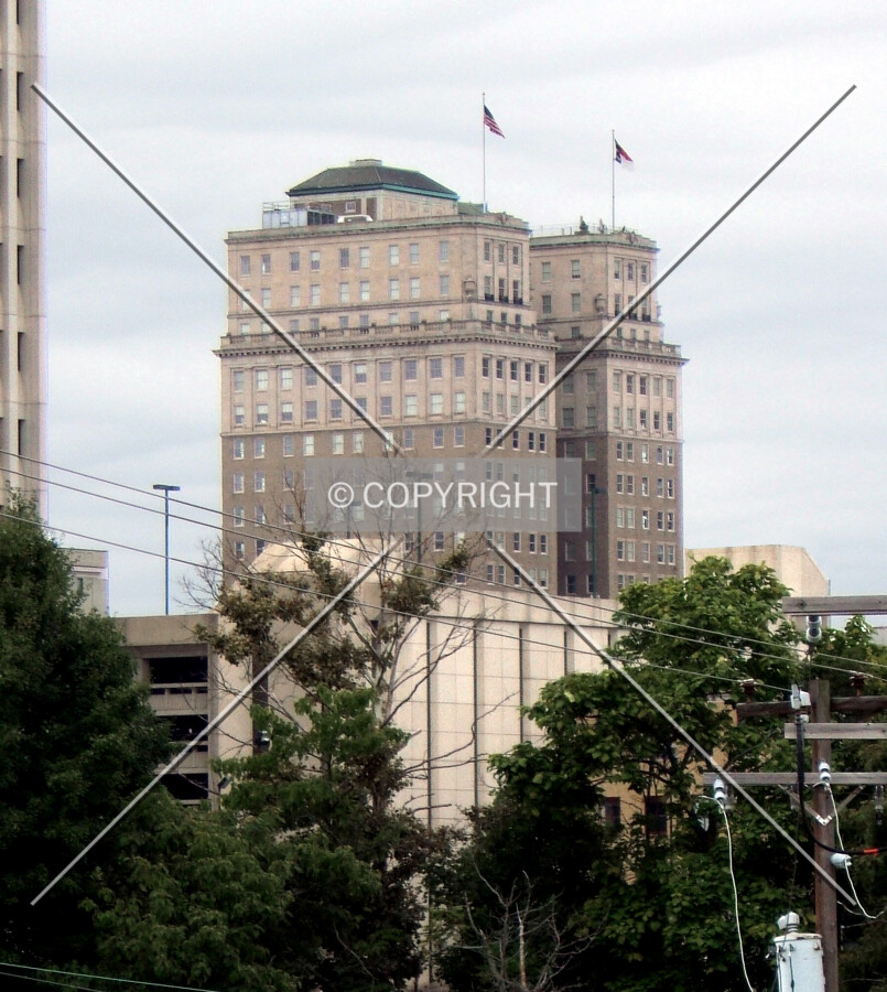 View from the northeast