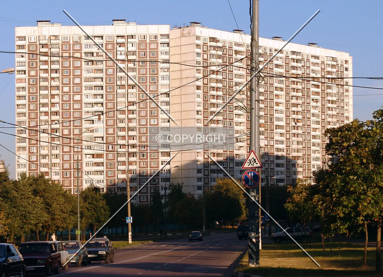 View along Litovsky Boulevard