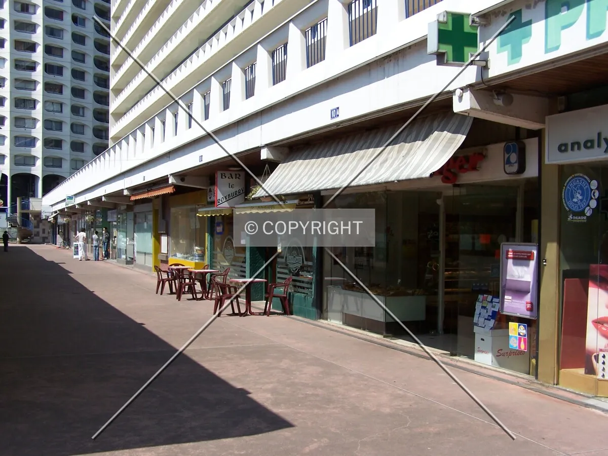 Commercial premises at the base