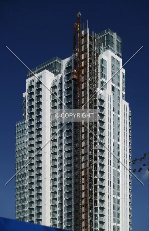 Top floors as seen from the south