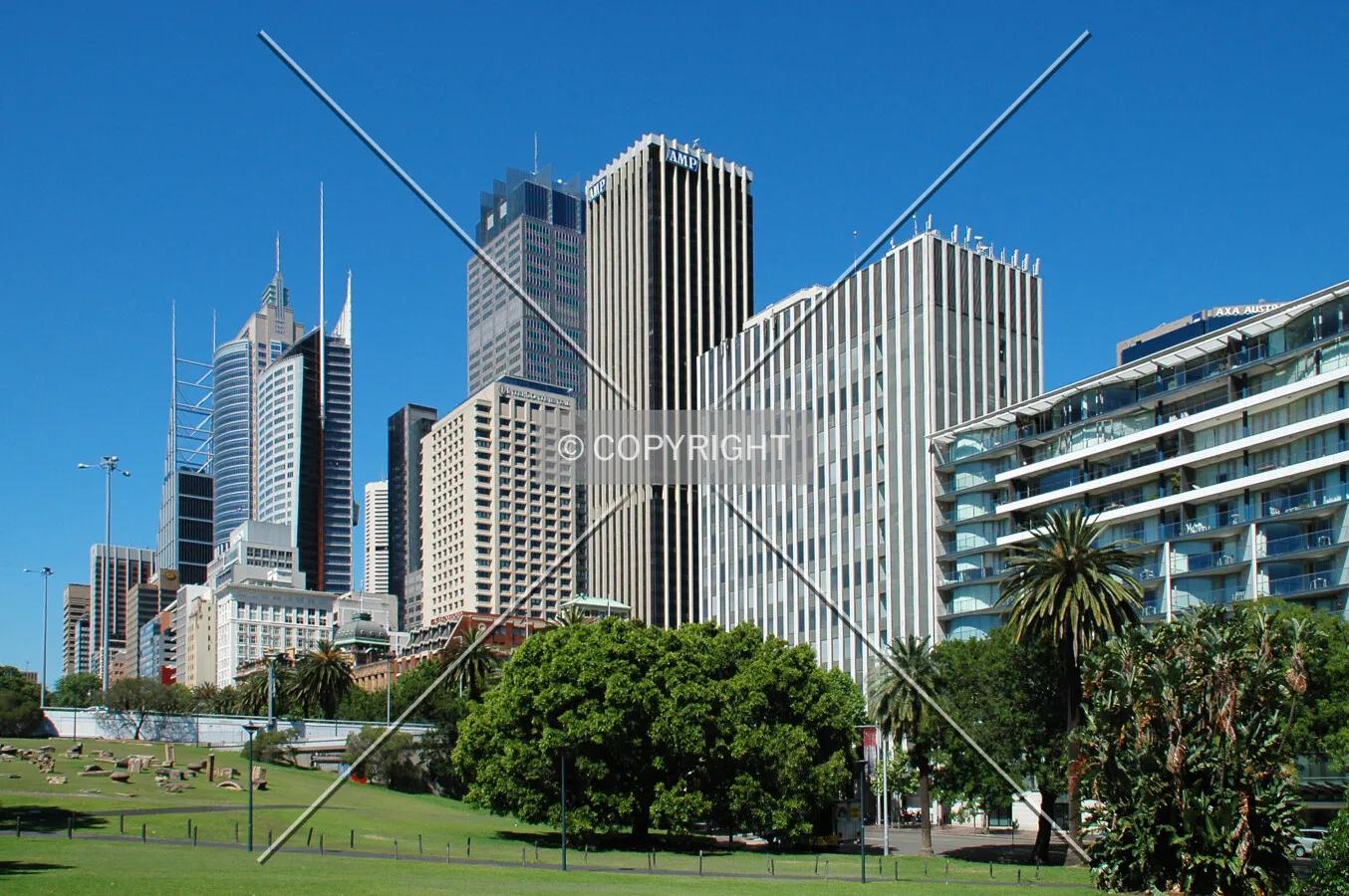 The northeast skyline