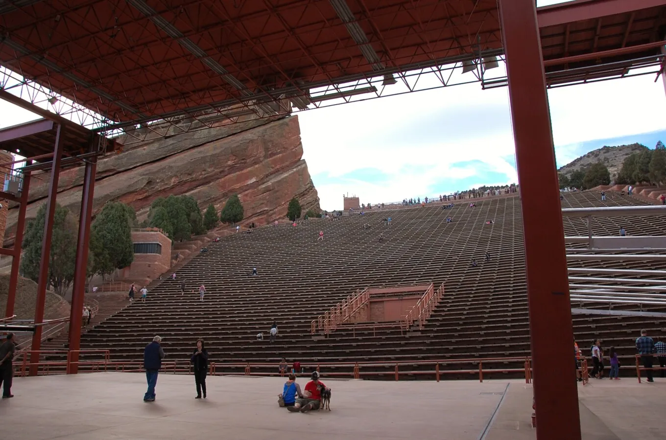 Stage and seating