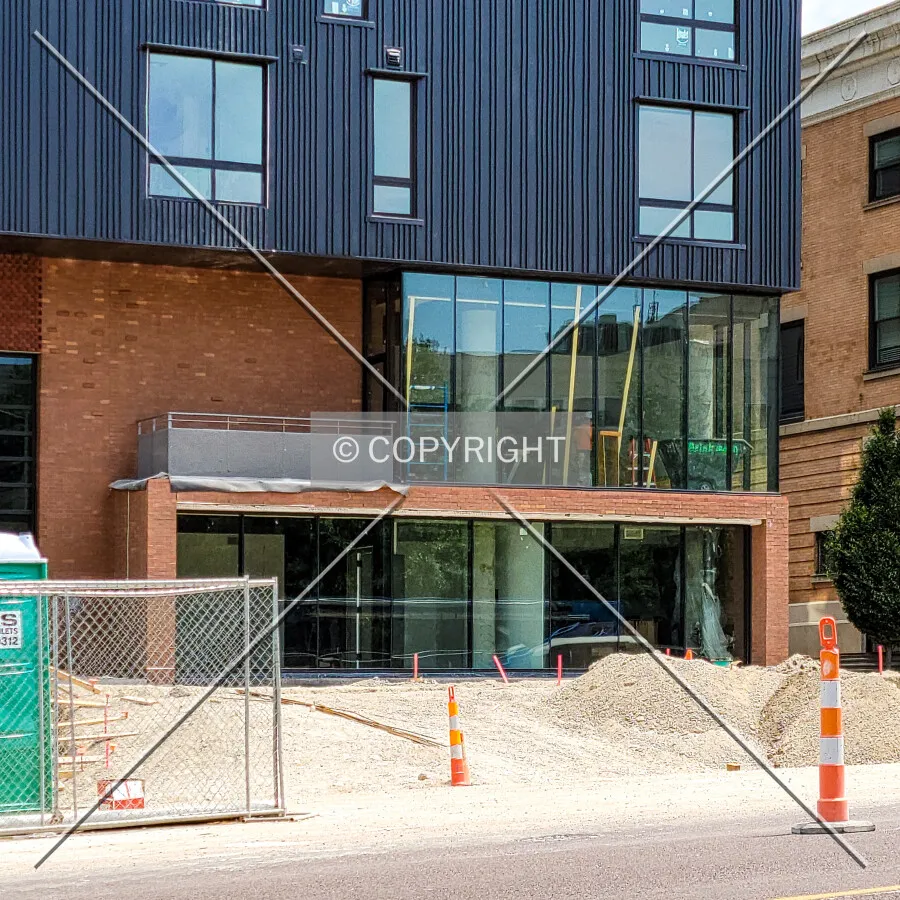 Southeast view during construction; June 19, 2021