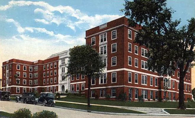 Vintage view from the northwest