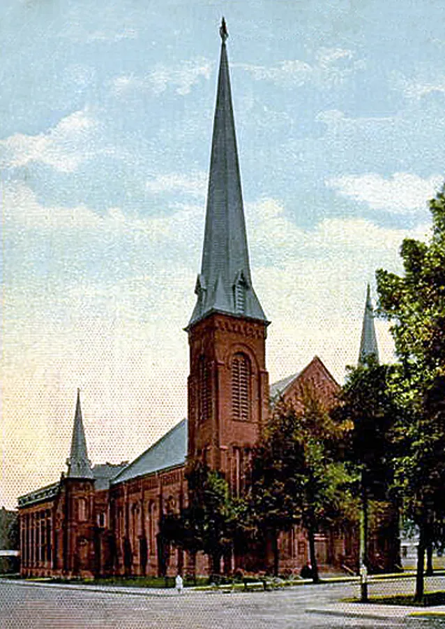 Vintage view from the northwest