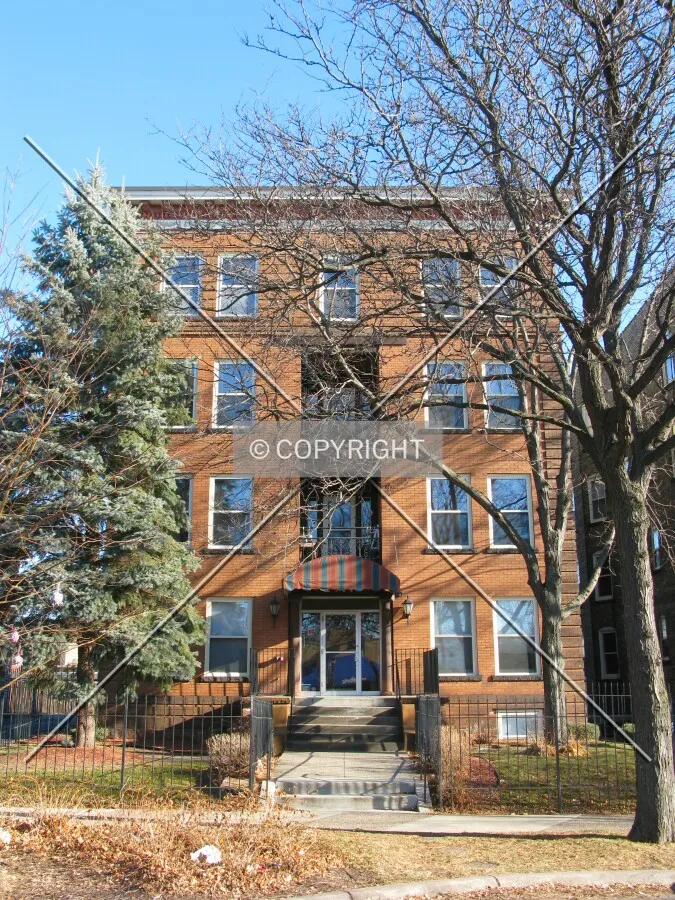 Full front elevation from Hennepin Avenue