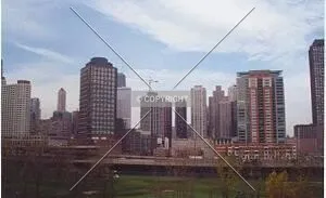Rising in the middle of the Streeterville skyline
