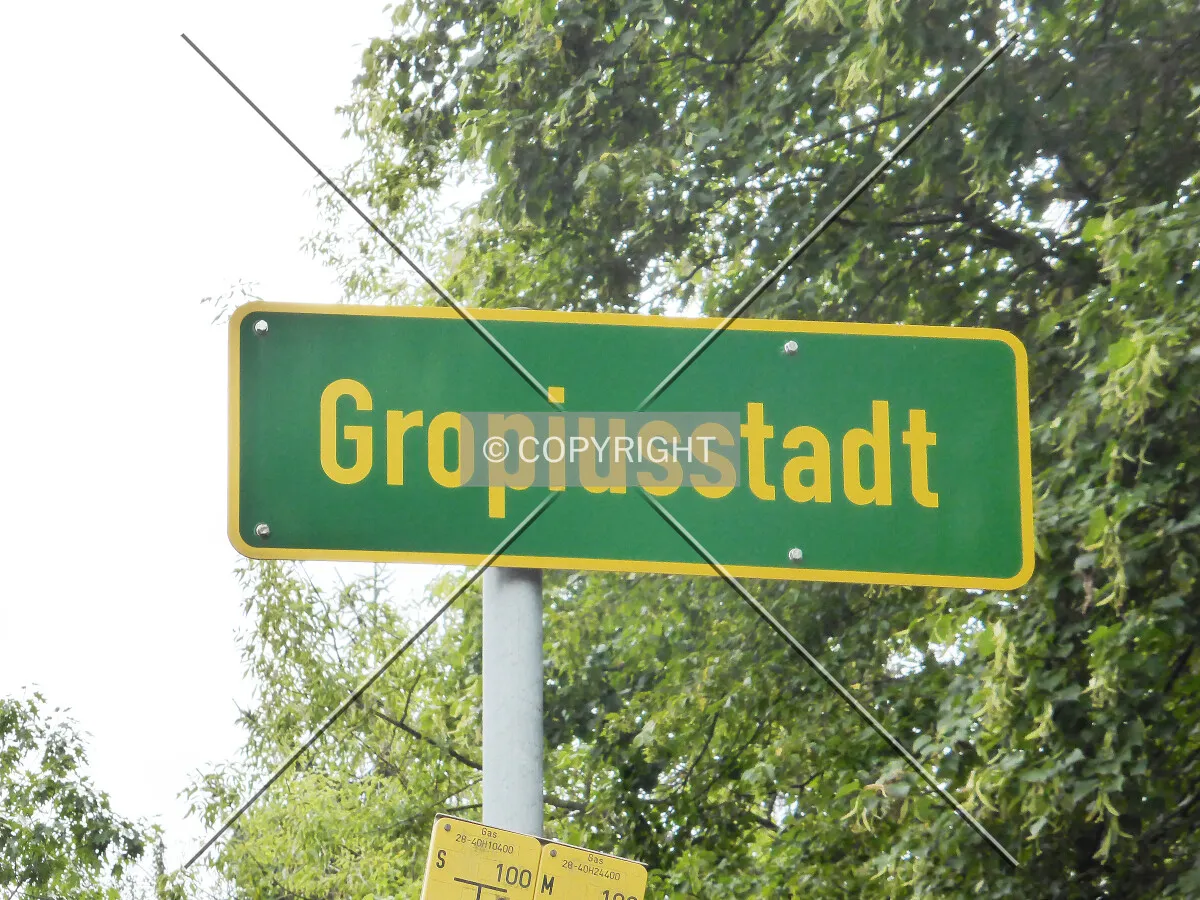 Gropiusstadt sign