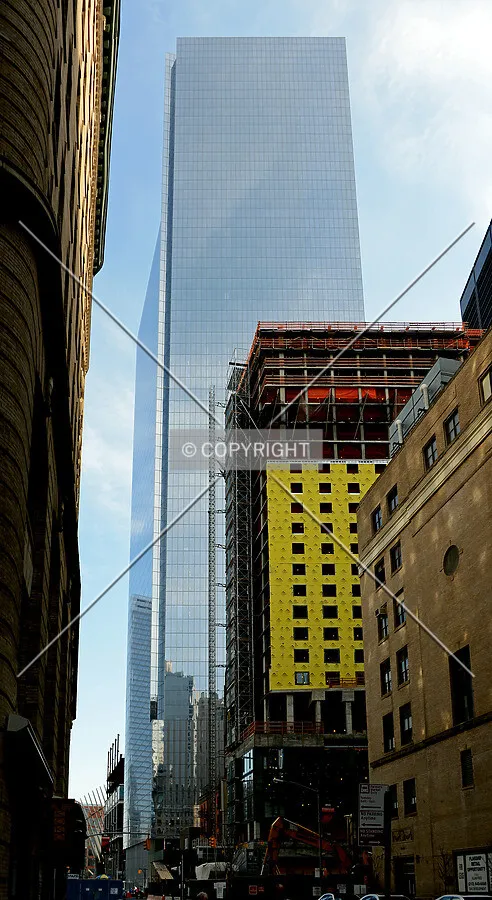View from the southwest along Greenwich Street