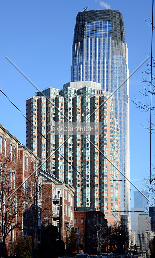View from the west along Essex Street