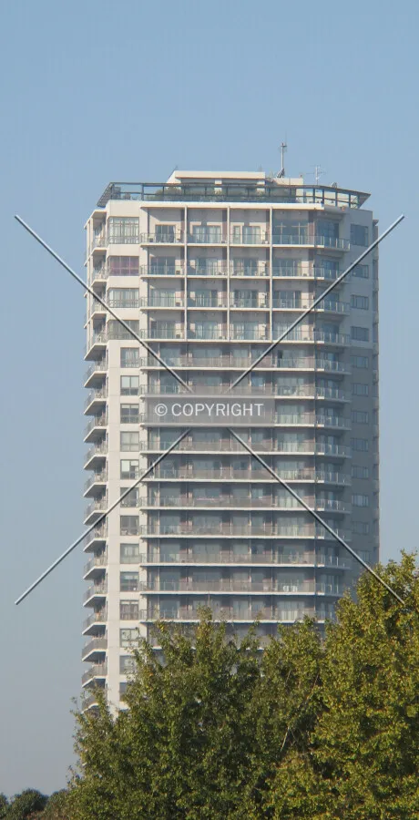 View from the east