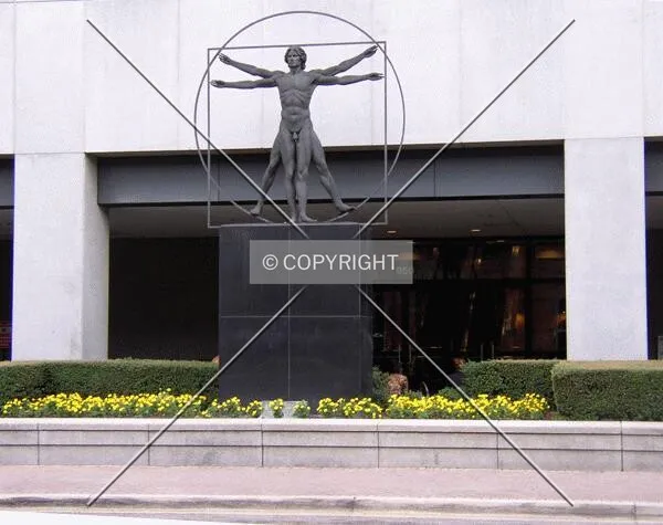 Statue at the main entrance off 19th Street North