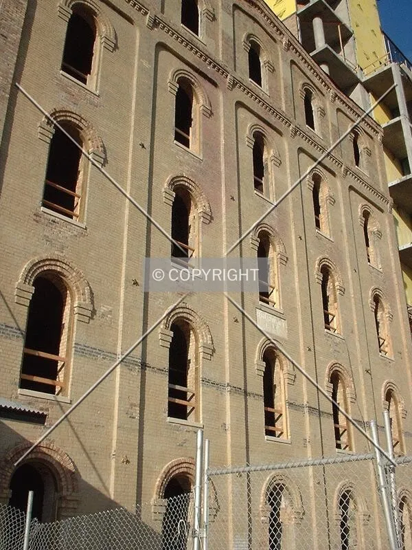 Close up of from 2nd Street South