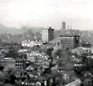 View from the southwest before the 1928 addition on the south side