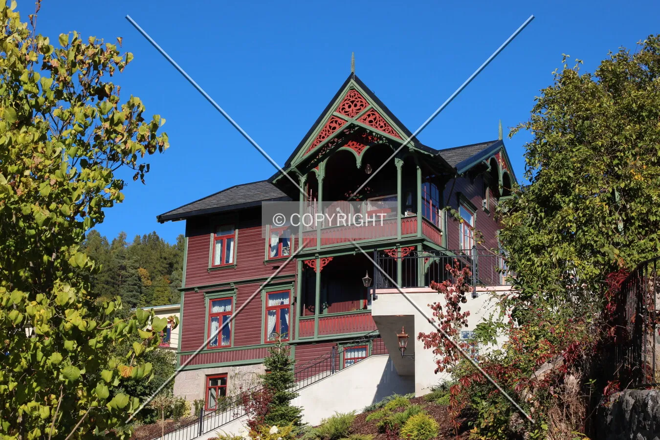 View from the south