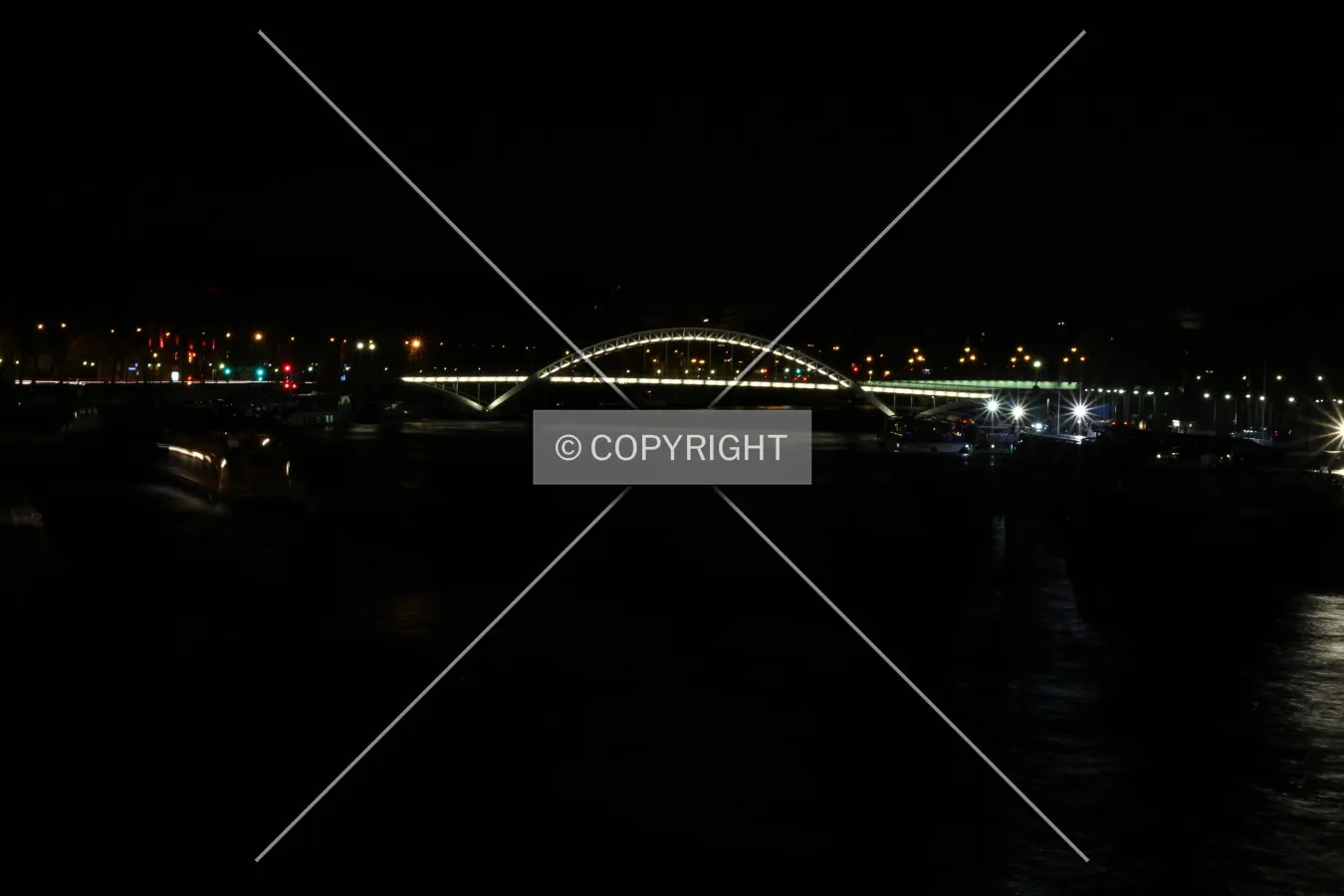 Night view from Pont d'léna