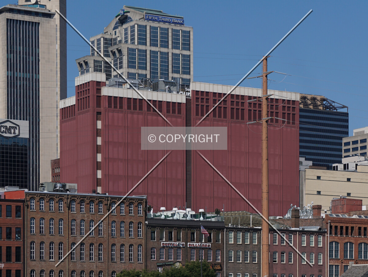 Distant view from the southeast; August 8, 2020