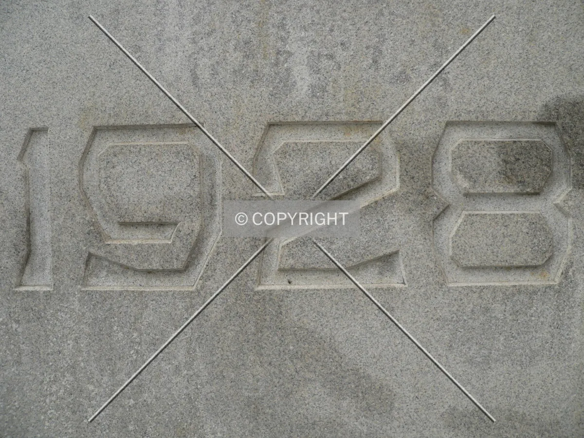 View of the cornerstone