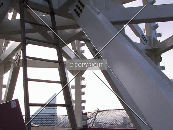 View south through the cupola