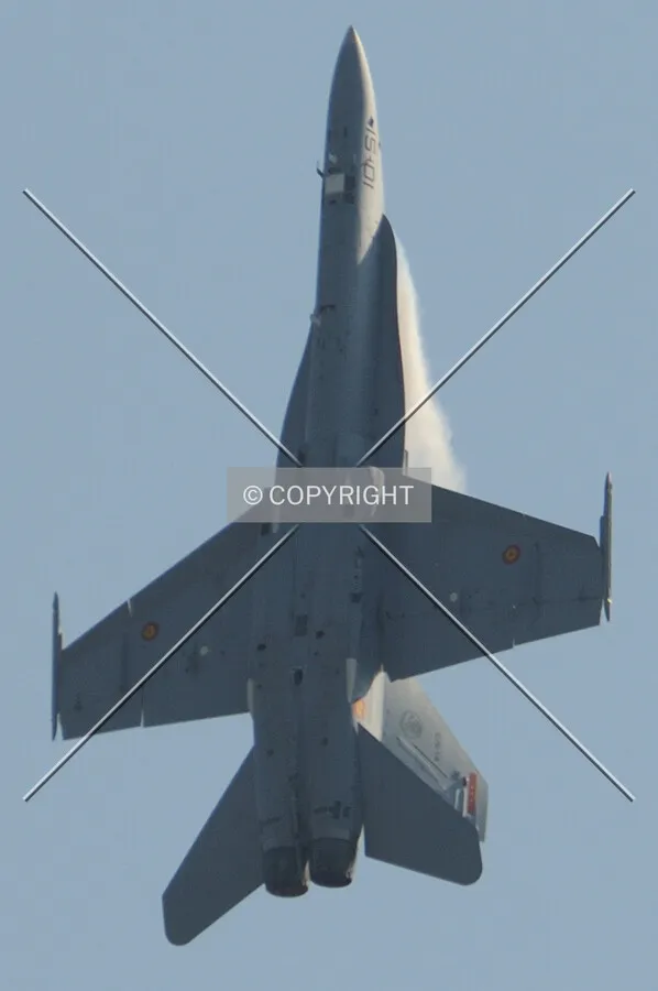 F-18 climbing