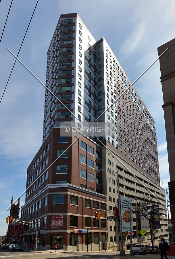 View from the northwest at Easton Avenue and Somerset Street