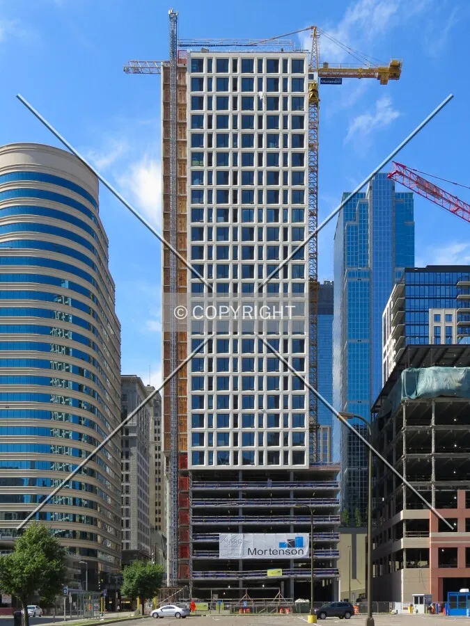 View to the south from 3rd Street South