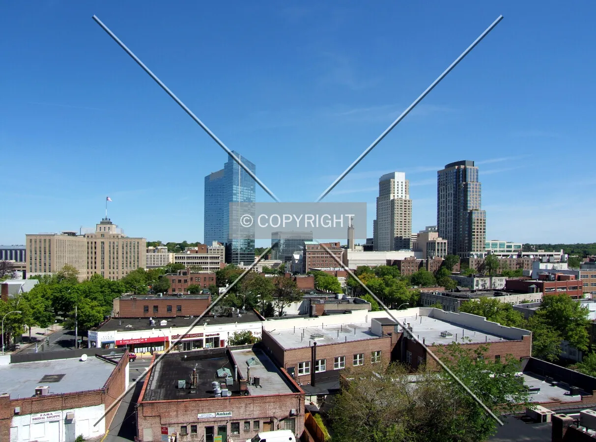 Downtown from the south