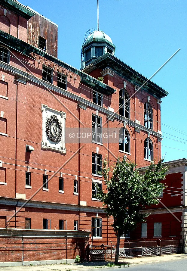 View from the northwest across Front Street