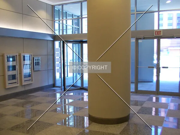 Lobby, looking east